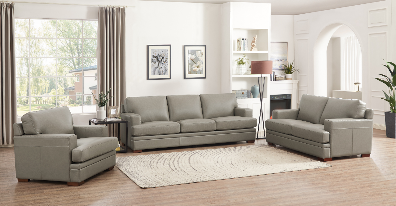 Georgia Leather Chair, Chico Slate